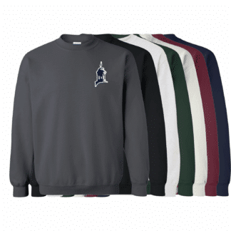 'Tower' Applique Gildan Heavy Blend Crewneck Sweatshirt