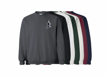 'Tower' Applique Gildan Heavy Blend Crewneck Sweatshirt