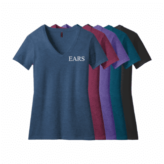 District Womens Perfect Blend CVC V-Neck Tee
