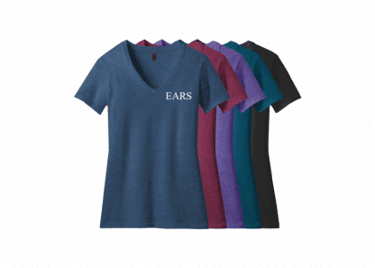 District Womens Perfect Blend CVC V-Neck Tee