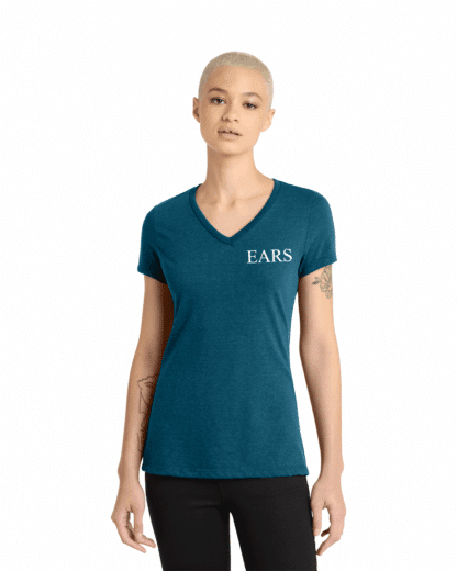 District Womens Perfect Blend CVC V-Neck Tee - Image 7