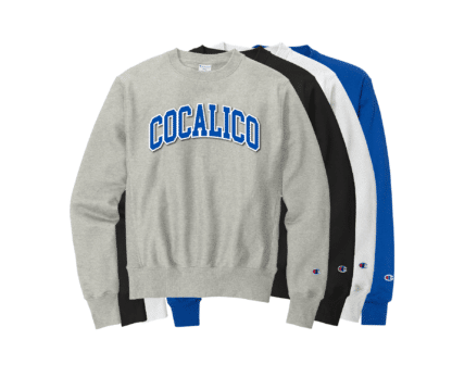 Champion Crewneck w/ Applique