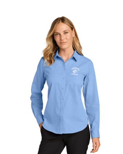 Port Authority® Long Sleeve Nailhead Easy Care Shirt - Image 9
