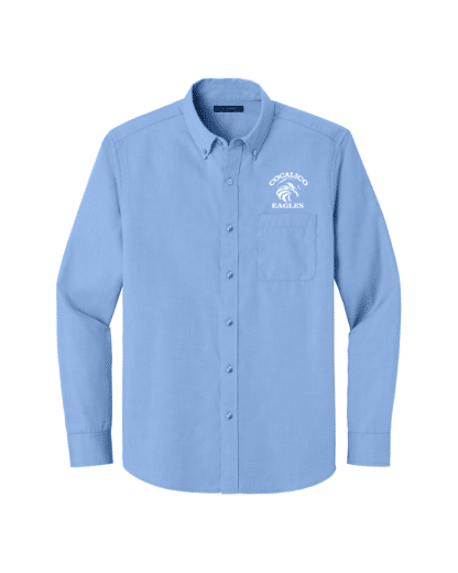 Port Authority® Long Sleeve Nailhead Easy Care Shirt - Image 3
