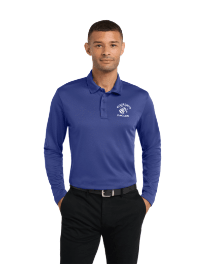 Port Authority® Silk Touch™ Performance Long Sleeve Polo - Image 6