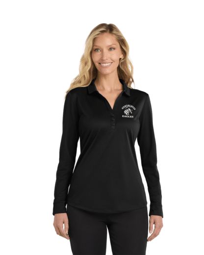 Port Authority® Silk Touch™ Performance Long Sleeve Polo - Image 8