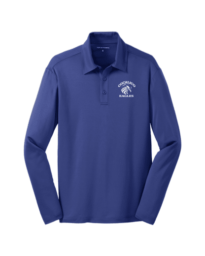 Port Authority® Silk Touch™ Performance Long Sleeve Polo - Image 2