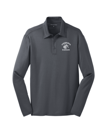 Port Authority® Silk Touch™ Performance Long Sleeve Polo - Image 3
