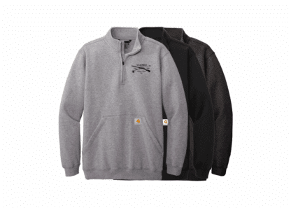 Carhartt Midweight 1/4 Zip Mock Neck Sweatshirt