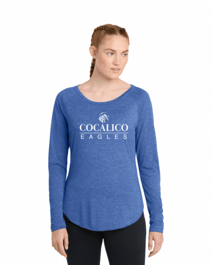 Sport-Tek PosiCharge Long Sleeve Triblend Raglan Tee - Image 7