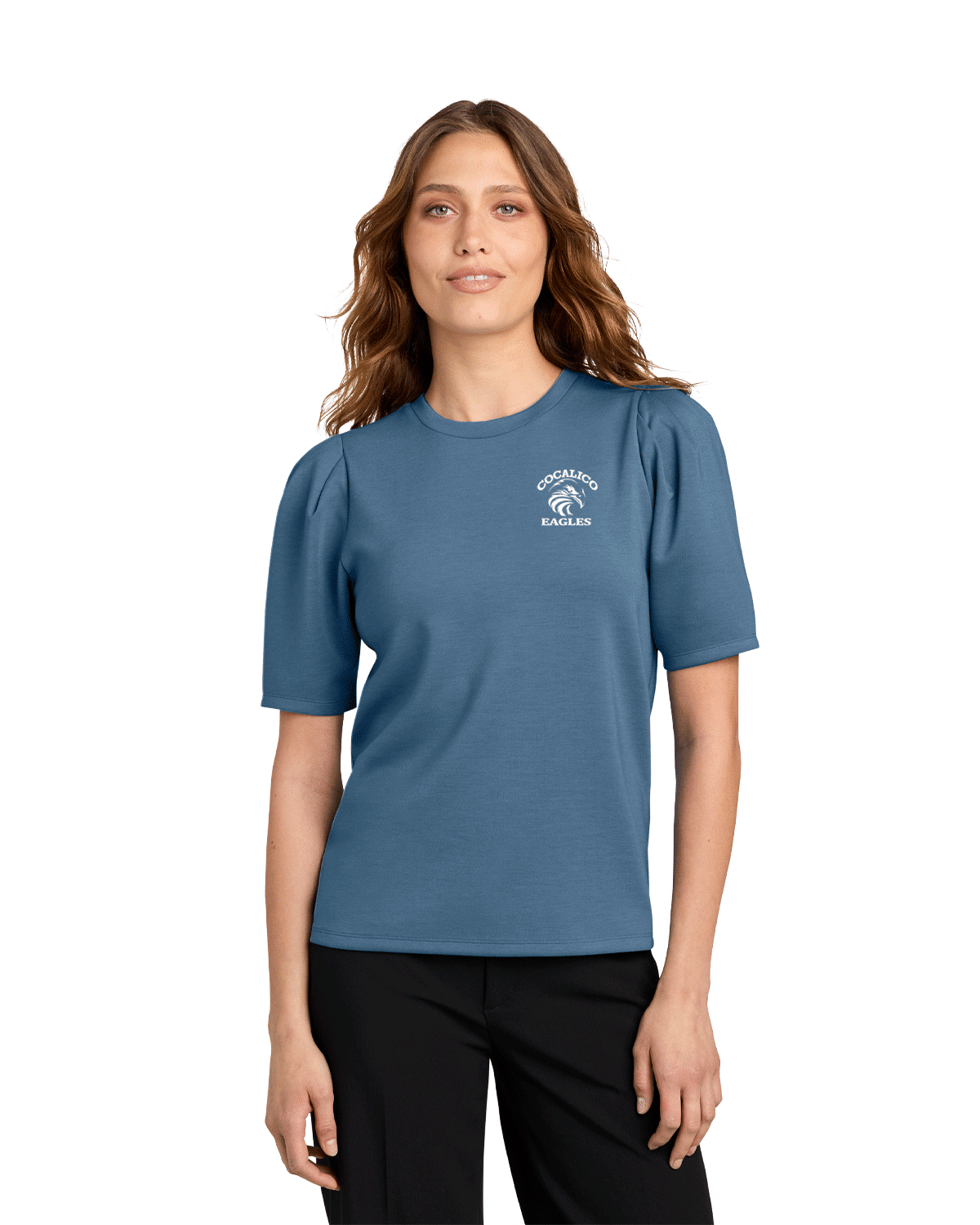 Mercer+Mettle Womens Short Sleeve Lite Spacer Top - Image 5